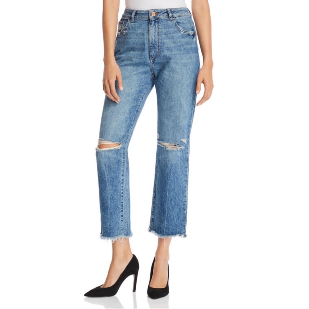 DL1961 Jerry High Rise Vintage Straight Jeans Size 32 - Picture 1 of 15
